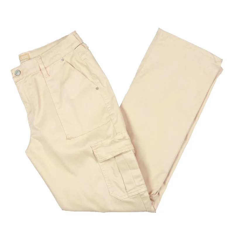 Guess Womens   Mid Rise Deep Pocket Cargo Pants